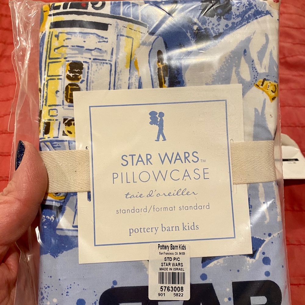 Pottery Barn Empire Strikes Back Pillow Case. New